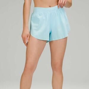 Lululemon Find Your Pace Short 3” Icing (?) Blue Size 10 High-Rise EUC
